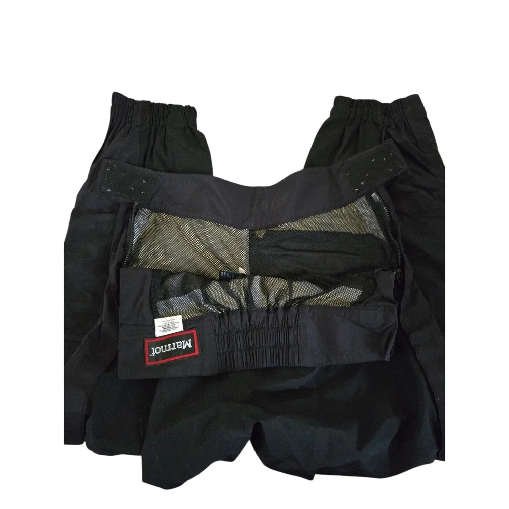Marmot Gore-Tex Full-Zip Down Adjustable‎ Ski Pants Made in USA, Vintage, Small